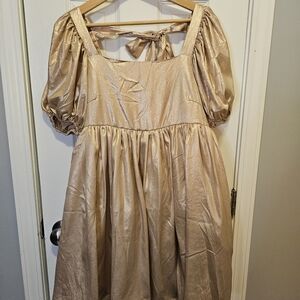 NWT Simply Southern Gold Midi Dress
